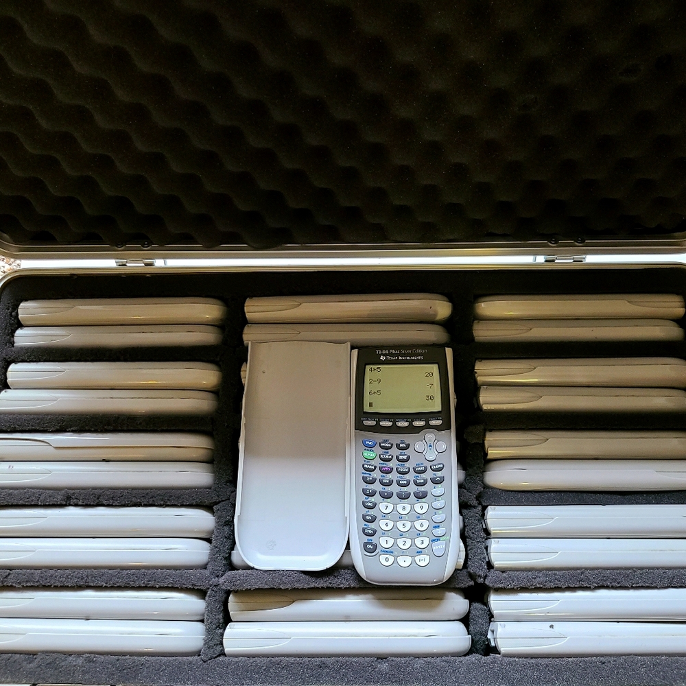 Lots of TI-84 plus silver editiong Calculators